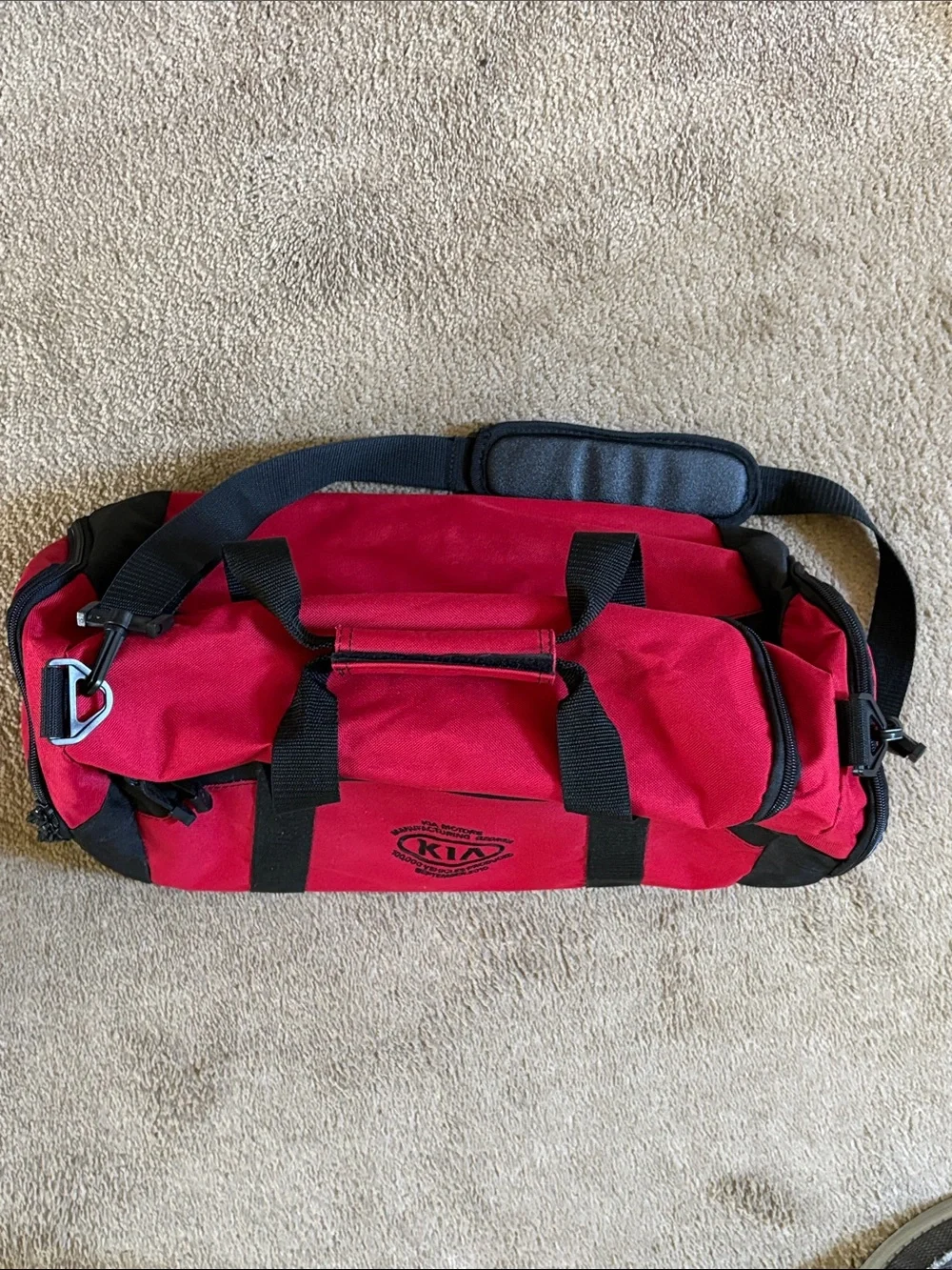 Brand New Red and Black Duffel Bag - Men’s Travel Weekend Bag